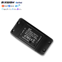 Module de commutation intelligent WiFi SIXWGH 10A, interrupteur intelligent basique, disjoncteur DIY, contrôle par application, interrupteur intelligent pour la maison, compatible avec Alexa