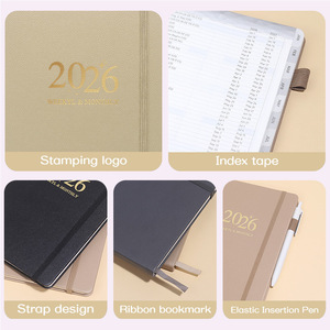 2026 Cross-Biên Giới A5 Hàng Tuần Xoắn Ốc Máy Tính Xách Tay Phong Cách Mới Kế Hoạch Cuốn Sách Với Dây Đeo In Lịch Da Nhật Ký - Product Image 3