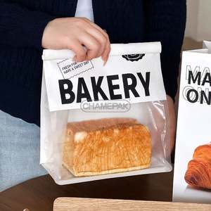 Sac à emporter en papier kraft écologique jetable personnalisé avec poignées pour les restaurants de pizzas et de restauration rapide, impression de logo personnalisée - Product Image 5