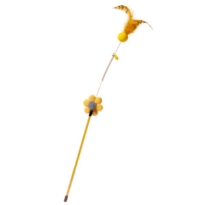 Factory direct sales of <b>cat</b> <b>toys</b> with steel wire <b>springs</b> and peacock feathers, interactive, scratch-resistant, extended <b>cat</b> - Product Image 5