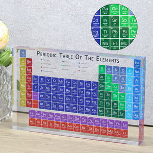 <span class=keywords><strong>Tabla</strong></span> Periódica de los Elementos de Acrílico Transparente Personalizada, Material Didáctico Escolar, Regalo para Estudiantes y Profesores, Manualidades de Acrílico Educativas - Product Image 3