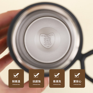 Gucgres Stainless Steel Water <b>Bottle</b> 500Ml Leak Proof Travel Insulated Cup For Daily Use - Product Image 5