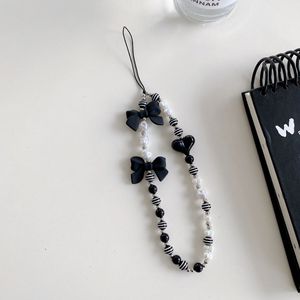 Lanière mobile de perle d'arc de papillon de coeur d'étoile cordon suspendu à la main perlé à la mode <span class=keywords><strong>chaîne</strong></span> de <span class=keywords><strong>téléphone</strong></span> unique pour l'appareil mobile - Product Image 4