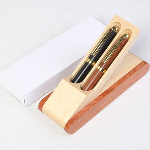 Ebony Solid Wood Gold Tip <strong>Fountain</strong> <strong>Pen</strong> Retro Rotary Medium-Oil Writing College <strong>Graduation</strong> &amp; Business Gift Signature <strong>Pen</strong> - Product Image 1