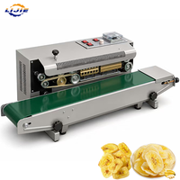 Hoge capaciteit semi-automatische kleine bananenchips frituurlijn voor massaproductie van gefrituurde fruitschijfjes