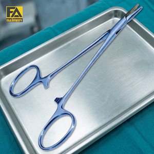 Portaagujas Derf Recto 2026 de 12cm con Mordazas Recubiertas de TC y Mango de Anillo, Instrumento Quirúrgico para Cirugía General, Certificado CE ISO13485 - Product Image 2