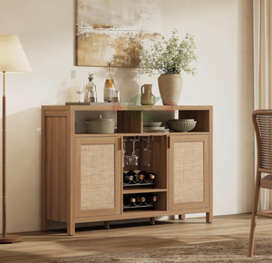 Aparador Blanco para Cocina con Puertas, Mueble Moderno para Cafetería, para Comedor y Sala de Estar - Product Image 2