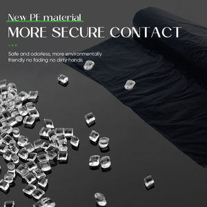 Vente en gros de sacs à nouer et de ficelle d'emballage poubelle robuste sac poubelle en plastique noir de construction 50 gallons - Product Image 4