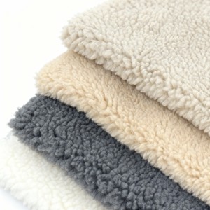 Tùy Chỉnh Đa Màu Rắn 100% Polyester <span class=keywords><strong>Sherpa</strong></span> Vải Sang Trọng Cho Đệm Gối Bao Gồm May Mặc Trang Trí Nội Thất Vải Mềm - Product Image 4