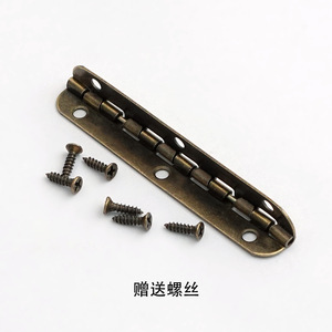 Chengyu 30mm Inner 90 Degree Positioning Hinge Iron Antique Bronze Furniture Hinge Surface Mount Standard H Type - Product Image 2
