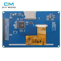 Modul Layar LCD TFT 5 inci 5.0 "800*480 Papan Pengontrol SSD1963 dengan Kartu Panel Sentuh untuk Arduino 51 AVR STM32