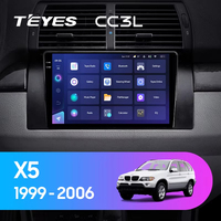 TEYES CC3L WIFI pour BMW X5 E39 E53 1999 - 2006 Autoradio Lecteur Multimédia Vidéo Navigation Stéréo GPS Android Sans 2din 2 din DVD