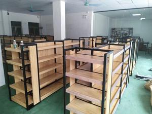 Espositore per negozio su misura in legno e metallo mini <span class=keywords><strong>market</strong></span> mart espositore per carta in vendita - Product Image 4