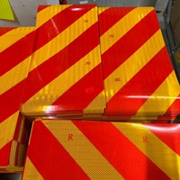 Bande réfléchissante microprismatique ECE 104R de 2 pouces x 150 pieds pour marquage de visibilité sur camions, remorques et semi-remorques en Europe