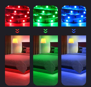 <span class=keywords><strong>Tira</strong></span> de Luces <span class=keywords><strong>LED</strong></span> RGB de 12V con Control IR para Decoración Interior, 5m <span class=keywords><strong>10m</strong></span>, <span class=keywords><strong>Tira</strong></span> de Luces <span class=keywords><strong>LED</strong></span> SMD 5050 Flexible, Kit de Iluminación Ambiental - Product Image 6