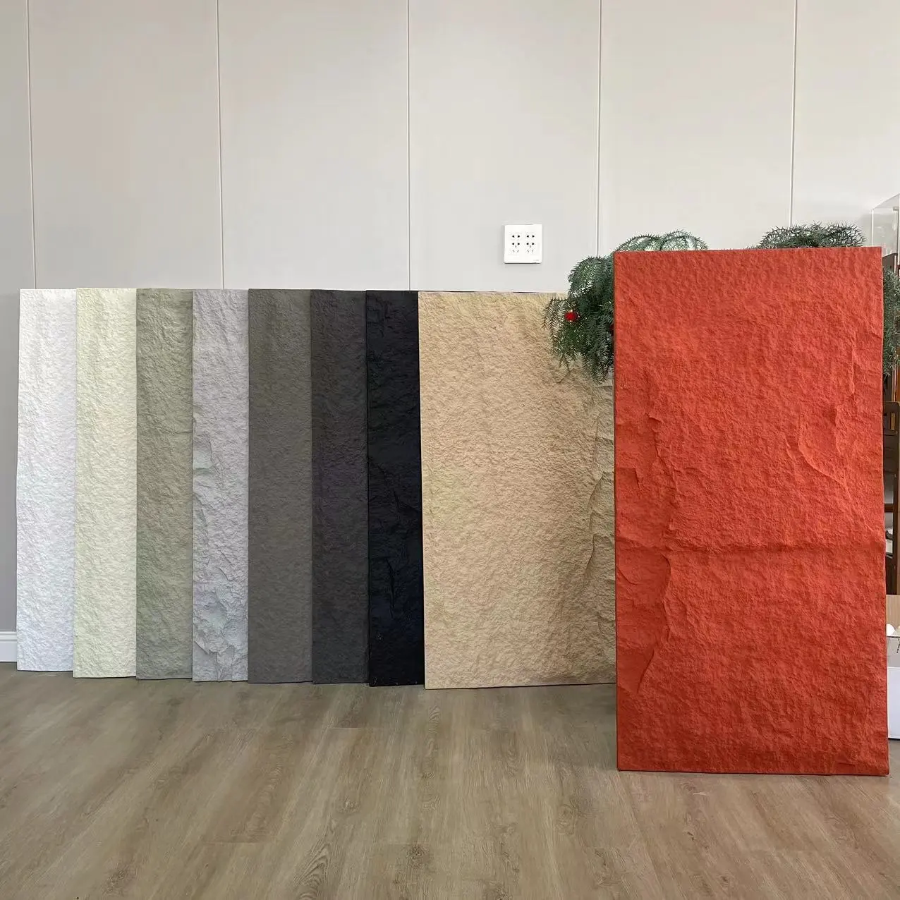 Painel de parede de decoração de pedra de pu, melhor qualidade, pedra de instalação rápida, uso interno e externo, da china, fabricante