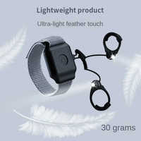 Lampe torche Longway Diamond Ring EM-22407 à chargement par poignet, rotation à 360 degrés, pour pêche de nuit, réparation, éclairage local, sports et activités de plein air