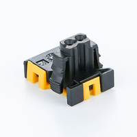 Connecteur automobile noir 2 broches 2 fils, fiche de faisceau airbag, 54550297 faible courant 7283-5971-80 7283-597180