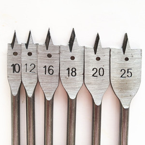 Forets à bois plats Yili Hardware, lot de 6, 10, 12, 16, 18, 20, 25 mm pour le travail du bois - Product Image 3