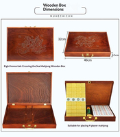 Kit de Mahjong en Acrylique Tendance Bestseller de Singapour, Surface Lisse pour 4 Joueurs, Jeu de Loisirs Décontracté à Faire à la Main pour la Maison
