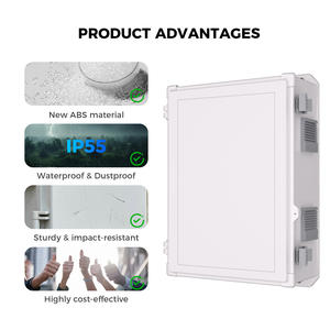 Kotak Sambungan Listrik Luar Ruangan Tahan Air Namunanee ABS <span class=keywords><strong>IP65</strong></span> Plastik dengan Panel Pemasangan Internal dan Penutup Berengsel - Product Image 6