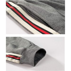 Men's Fleece Joggers <b>Pants</b> Sherpa <b>Lined</b> Side Stripe Sweatpants Winter Warm Active Wear - Product Image 6