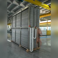 Evaporador de túnel Donghang de aluminio completo, tipo de tubo expandido con aletas resistentes a la corrosión, para envasado rápido IQF de champiñones y verduras en cubos