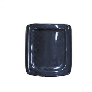 Olotdi E46 M3 2 portes 1998-2005, fibre de carbone, finition polie, époxy, noir carbone, accessoires intérieurs de voiture, housse de siège arrière - Product Image 1