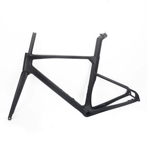 Nouveau vélo de route entièrement en fibre de <span class=keywords><strong>carbone</strong></span>, fourche avant à disque à extraction de vent brisé, <span class=keywords><strong>cadre</strong></span> 48/50/50/54 cm, Chine - Product Image 4