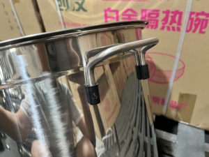 Nồi nấu súp cảm ứng đôi 60cm, dày dặn, dung tích lớn 5L 98L 170L, chất liệu inox, có nắp, dùng cho thương mại - Product Image 4