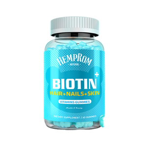 Gomitas de Colágeno Multivitamínicas con <span class=keywords><strong>Biotina</strong></span> de Marca Privada OEM, Etiqueta Personalizada en la Botella, Suplemento Vegano Masticable para el Cabello, Uñas y Piel - Product Image 1