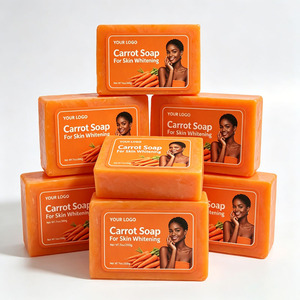 Carrot <b>Soap</b> For Melanin Skin Private Label 200g <b>Soap</b> Bars Low MOQ Hyperpigmentation <b>Soap</b> For Dark Spots - Product Image 6