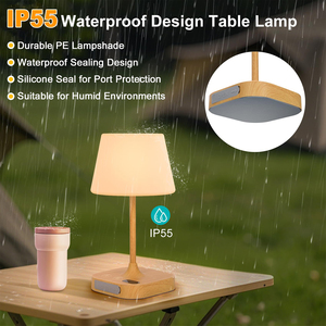 Cordless Rechargeable LED Table Lamp,Long Lasting Bath Lamp, IP55 Waterproof Dimmable Shower <b>Light</b> for Home Bathroom Camping - Product Image 2