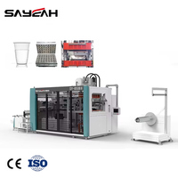 Machine de thermoformage de gobelets en plastique PP de fabrication industrielle, machine de fabrication de verres en plastique jetables