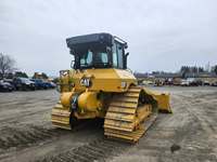 Bulldozer sur chenilles CAT D5 d'occasion, modèle 2024, d'origine japonaise, avec lame VPAT, faible nombre d'heures de fonctionnement, moteur hydraulique et pompe.