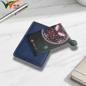 Card Shape <b>Compact</b> <b>Mirror</b> Customized Logo Durable Stainless Steel Pocket Makeup <b>Mirror</b> - Product Image 6