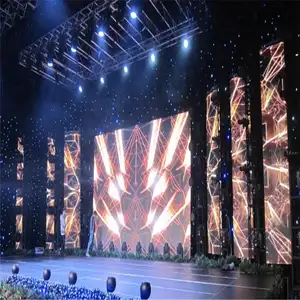 Écran LED d'intérieur P3.91P4.81 pour scène de concert, événement, location d'intérieur 500*500mm panneau d'affichage étanche, mur vidéo LED
