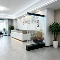 Panneau décoratif mobile en acrylique découpé au laser, motif vie marine et bulles d'eau, éclairage LED, taille personnalisée, pour la décoration intérieure