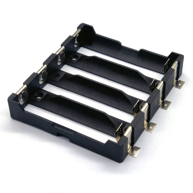 Four 4*21700 battery holder case box with Surface Mounting(SMT)