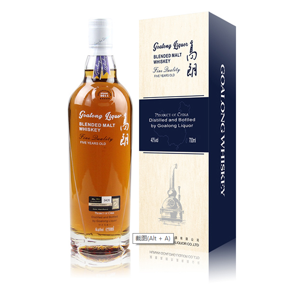 Лидер продаж, односолодовый виски GOALONG в стеклянной бутылке