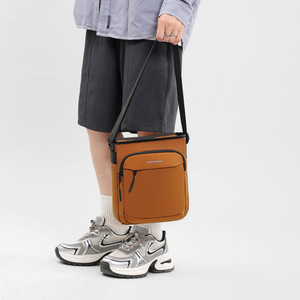 Bolso de Hombro Cuadrado Retro, Bolso de Hombro Moderno, Bolso Bandolera Deportivo de Color Sólido, Bolso Cruzado Informal con Correa Única, Oxford Transpirable - Product Image 5