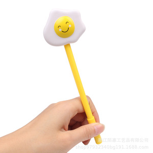 Cartoon Egg Shape Pen Cap <b>Plastic</b> Novelty Gift Item - Product Image 3