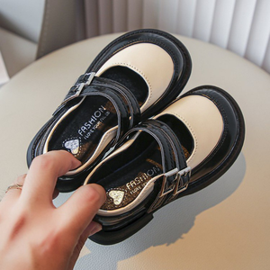 Zapatos de Vestir para Niñas Pequeñas, Zapatos de Moda para Bebés y Niños Pequeños, Zapatos Mary Jane Negros con Suela Suave de PU - Product Image 4