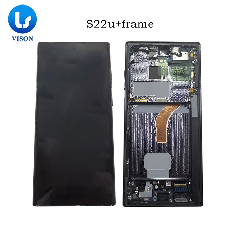 For Samsung Galaxy S22 Ultra 5G LCD Display With Frame Touch Display For Samsung Galaxy S22 Ultra 5G Screen Pantalla Lcd