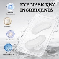 Masque pour les yeux à micro-aiguilles solubles, anti-âge, anti-rides, raffermissant, masque pour les yeux en hydrogel au collagène, réparation, micro-aiguilles dissolvables, patch pour le contour des yeux