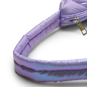 Borsa gonfia in Nylon di colore metallizzato personalizzata per le donne elegante Design alla moda Puffer Tote Bag leggera moda Puffy <span class=keywords><strong>Hobo</strong></span> Bag - Product Image 5