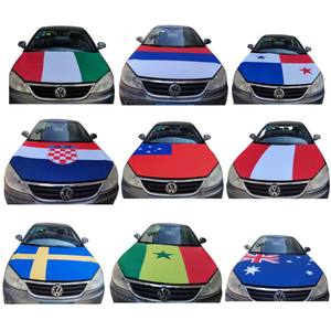 Cubierta para Capó de Coche con Bandera Nacional, Multinacional, Ecológica, Duradera, de Tela de Poliéster, Impresión Digital, Venta Directa de Fábrica - Product Image 5