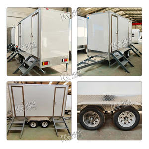 Toilettes mobiles de luxe et salle de douche WC, remorque sanitaire portable - Product Image 5