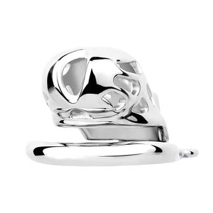 <span class=keywords><strong>Precio</strong></span> promocional arnés jaula <span class=keywords><strong>de</strong></span> <span class=keywords><strong>castidad</strong></span> masculina para hombres bloqueo pene fetiche jaula para pene Bondage juguete sexual con cinturón <span class=keywords><strong>de</strong></span> cuero - Product Image 4