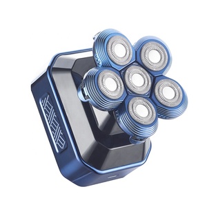 <span class=keywords><strong>Afeitadora</strong></span> eléctrica de <span class=keywords><strong>cabeza</strong></span> de aluminio para hombre, máquina de afeitar de <span class=keywords><strong>cabeza</strong></span> rotativa, resistente al agua, recargable - Product Image 6